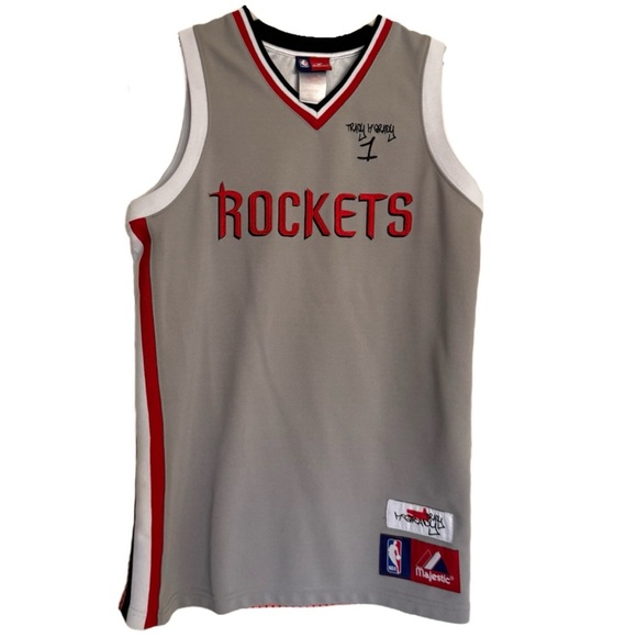 Tracy McGrady Houston Rockets Jersey Youth 14-16 Boys Majestic Vintage NBA T-MAC - Picture 3 of 16